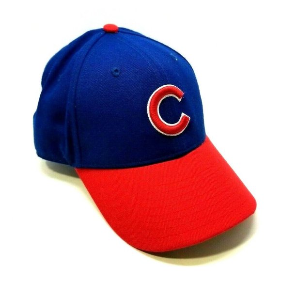 New Era MLB CHICAGO CUBS Baseball Hat Cap Adjustable Red & Blue (T11) - Picture 3 of 6